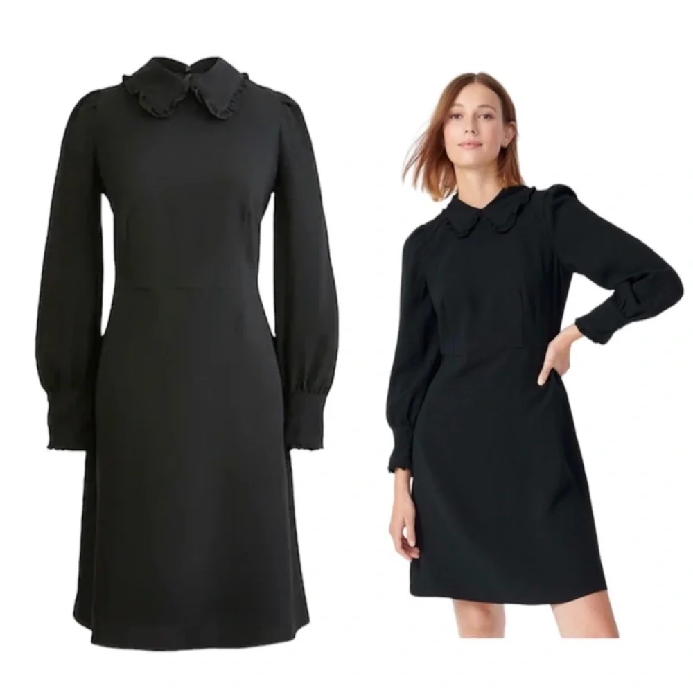 NWT J . Crew Black Dress-Size 00 - Picture 1 of 11